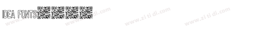 idea fonts字体转换